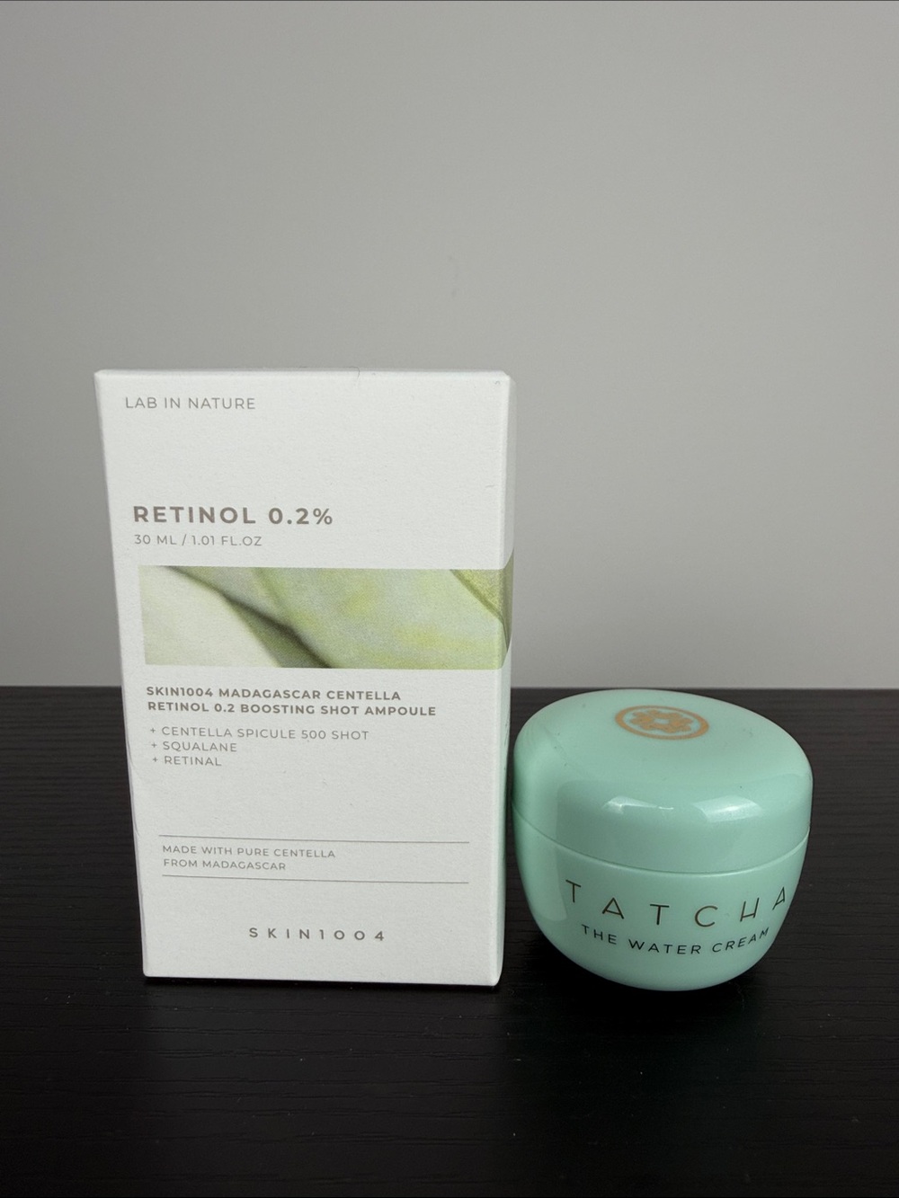 NEW SET Tatcha The Water Cream & Skin1004 Retinol 0.2%